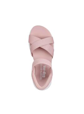 Sandalia Mujer Skechers Ultra Flex 3.0 Rosa