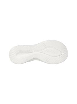 Sandalia Mujer Skechers Ultra Flex 3.0 Negro/Blanco