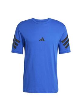Camiseta Hombre adidas 3S Reg Azul Royal