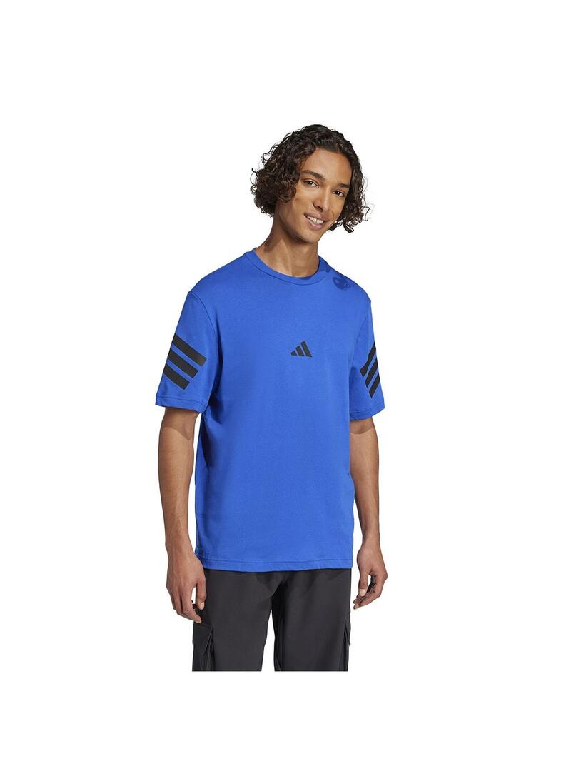 Camiseta Hombre adidas 3S Reg Azul Royal