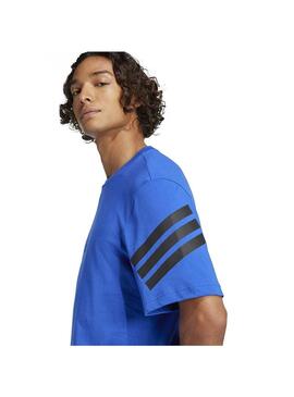 Camiseta Hombre adidas 3S Reg Azul Royal