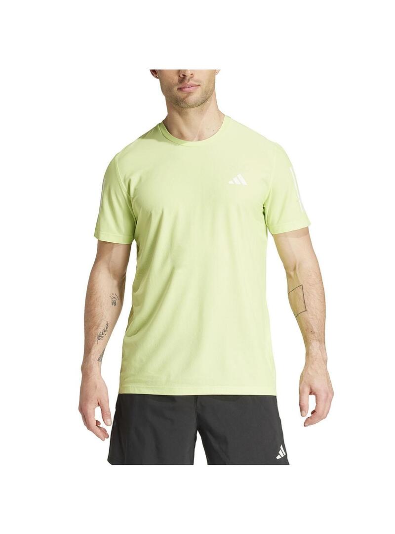 Camiseta Hombre Adidas Own The Run Verde