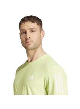 Camiseta Hombre Adidas Own The Run Verde