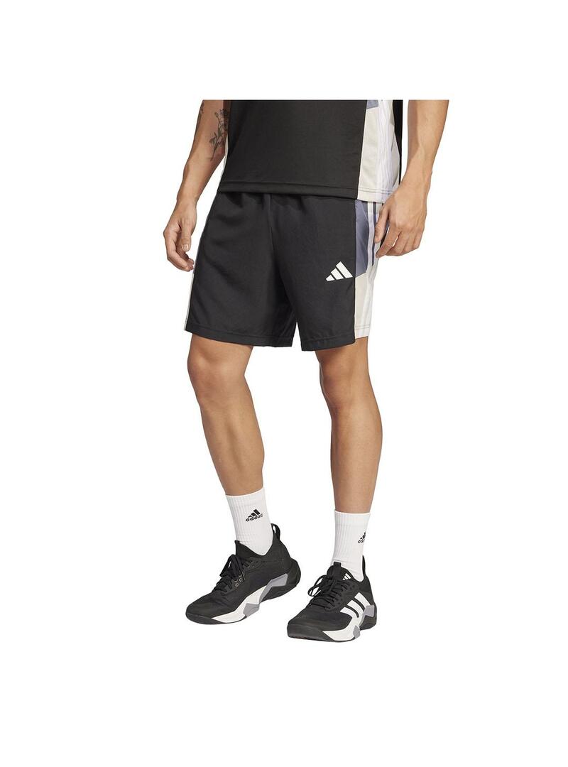 Pantalón corto Hombre adidas Tr Ess Cb 7' Negro Gris
