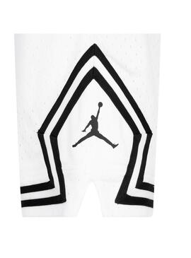 Pantalón corto Niño/a Jordan Diamond Blanco