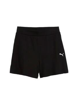 Pantalon corto Mujer Puma Ess Elevated Negro