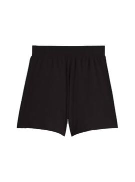 Pantalon corto Mujer Puma Ess Elevated Negro