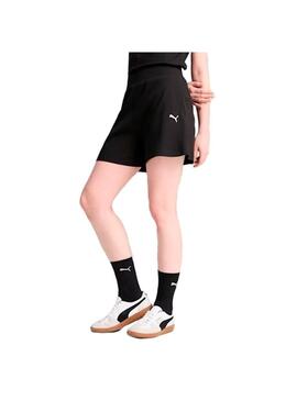 Pantalon corto Mujer Puma Ess Elevated Negro