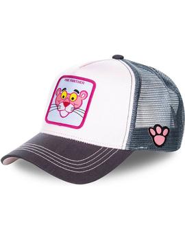 Gorra Unisex Pantera Rosa Capslab Gris