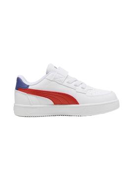 Zapatilla Junior Puma Caven 2.0 AC  PS Blanco/Rojo
