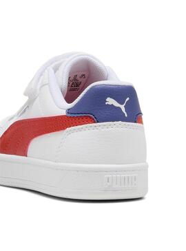 Zapatilla Junior Puma Caven 2.0 AC  PS Blanco/Rojo