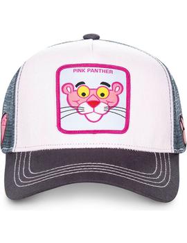 Gorra Unisex Pantera Rosa Capslab Gris