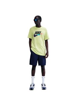 Camiseta Hombre Nike Nsw Tee Amarilla