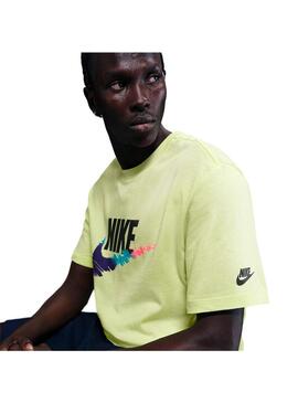 Camiseta Hombre Nike Nsw Tee Amarilla