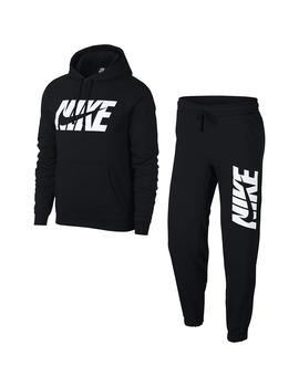 Chandal Hombre Nike Sportswear Fleece Graphi Negro