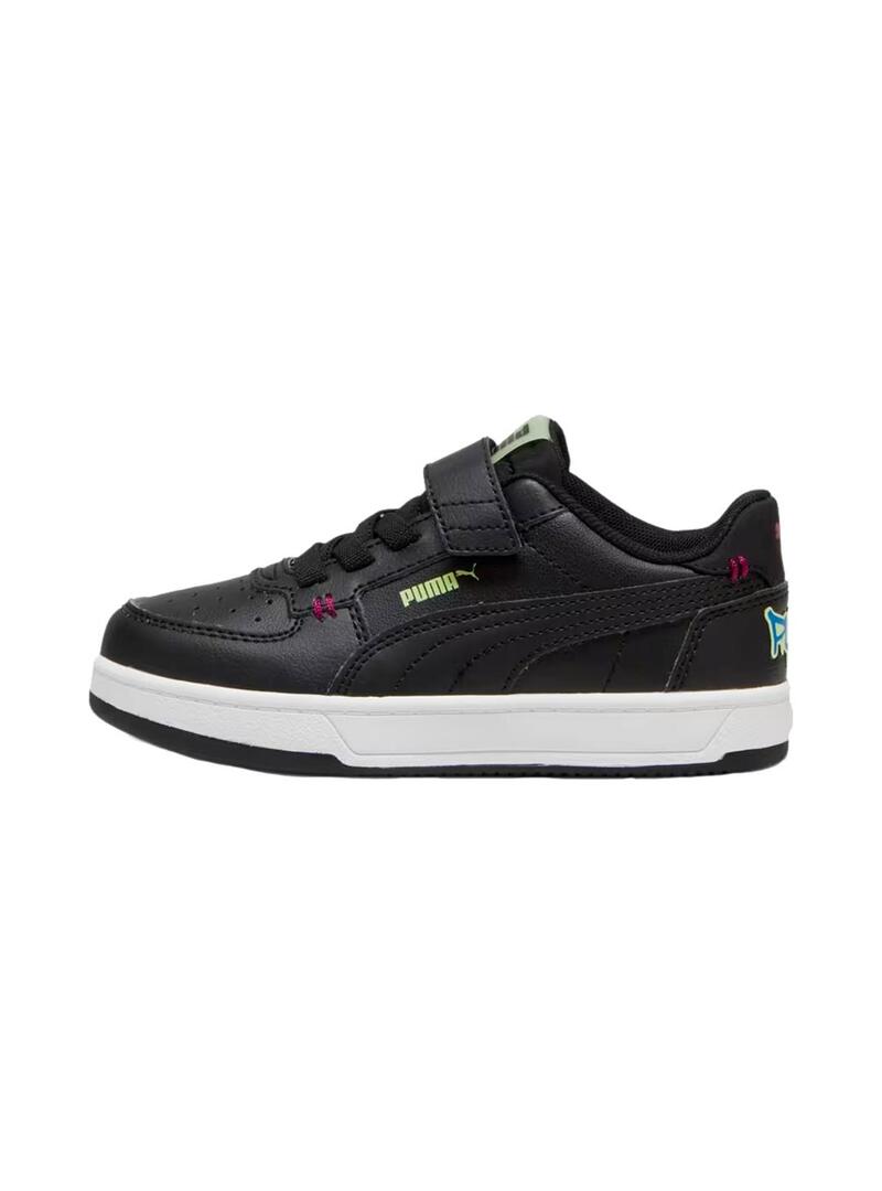 Zapatilla Niño Puma Caven 2.0 Negra
