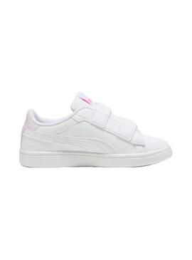 Zapatilla Niño/a Puma Smash 3.0 Blanca