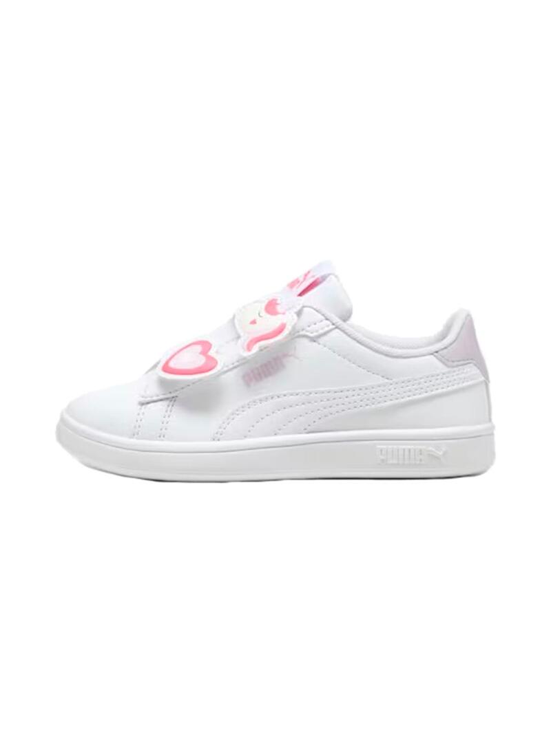 Zapatilla Niño/a Puma Smash 3.0 Blanca