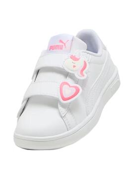 Zapatilla Niño/a Puma Smash 3.0 Blanca