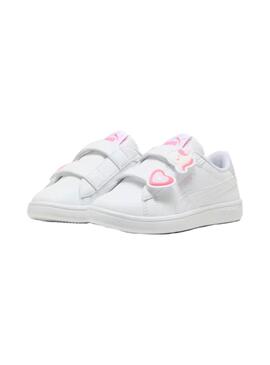 Zapatilla Niño/a Puma Smash 3.0 Blanca