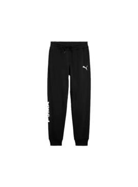 Pantalon Niño Puma Basketball Negro