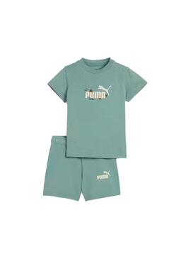 Conjunto Niño/a Puma MiniCats Verde