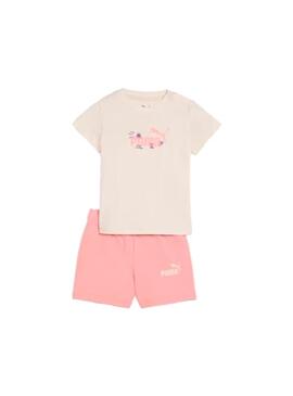 Conjunto Niño/a Puma Minicats Beige