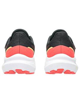 Zapatilla Niño Asics Gt-1000 13 Negro Naranja