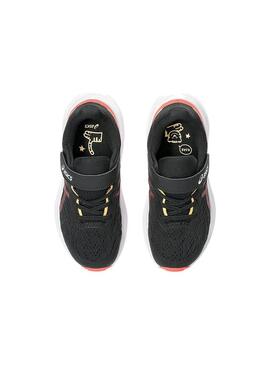 Zapatilla Niño Asics Gt-1000 13 Negro Naranja