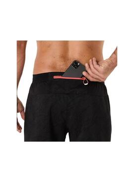 Pantalón corto Hombre Asics Fujitrail All Over Negro print