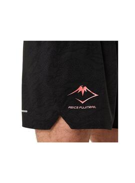 Pantalón corto Hombre Asics Fujitrail All Over Negro print