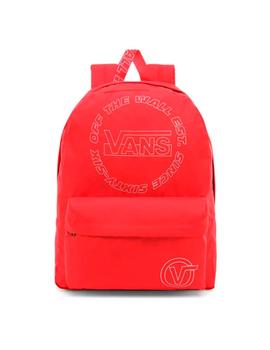 Mochila Unisex Vans Old Skool III Roja/Blanca