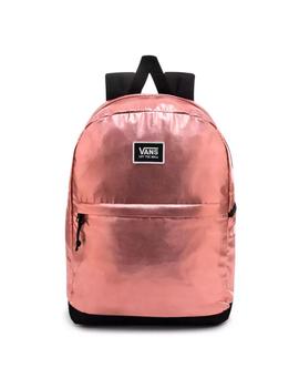 Mochila Mujer Vans Pep Squad Backp Rosa Metalizada