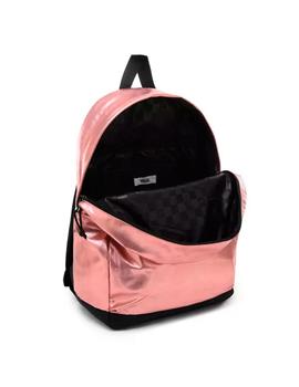 Mochila Mujer Vans Pep Squad Backp Rosa Metalizada