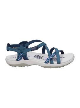 Sandalia Mujer Skechers Reggae Slim Marino