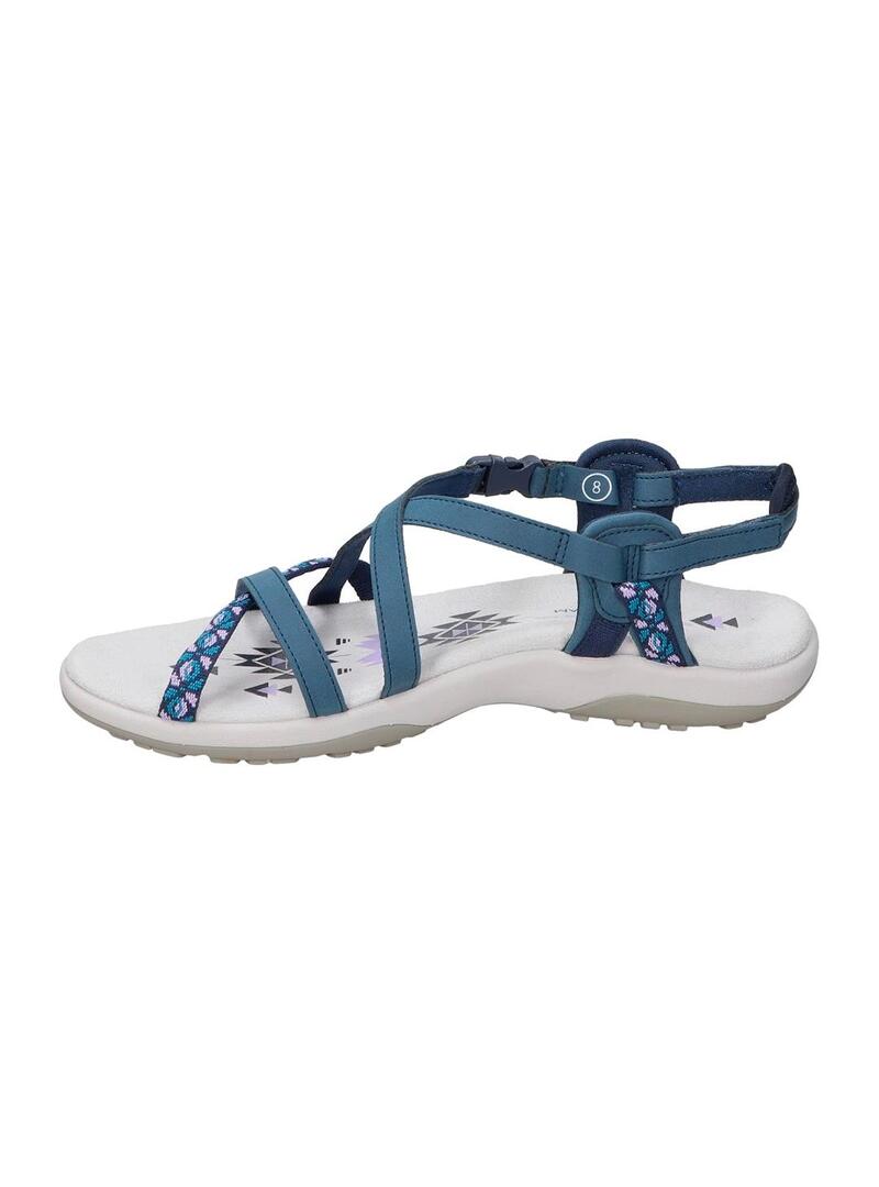 Sandalia Mujer Skechers Reggae Slim Marino