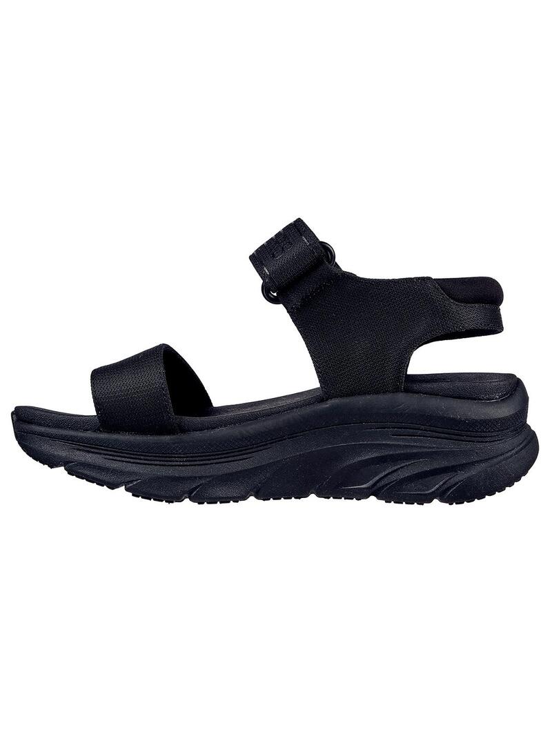 Sandalia Mujer Skechers D´Lux Walker Negro