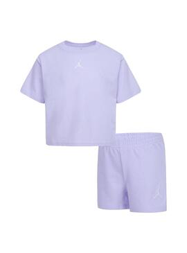 Conjunto Niña Jordan Lila