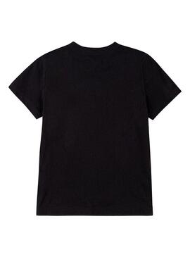 Camiseta Niño/a Jordan Negra Naranja