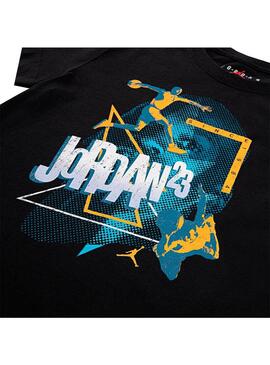 Camiseta Niño/a Jordan Negra Naranja