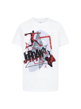 Camiseta Niño/a Jordan Blanco
