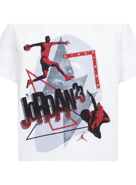 Camiseta Niño/a Jordan Blanco