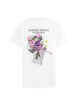 Camiseta Niña Jordan Blanco