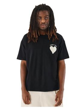 Camiseta Hombre Project X Paris Corazón Negro