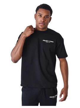 Camiseta Hombre Project X Paris Negra Crema
