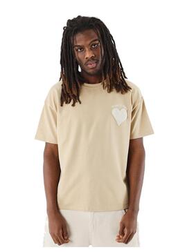 Camiseta Hombre Project X Paris Corazón Beige