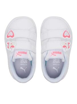 Zapatilla Niño/a Puma Smash 3.0 Blanca