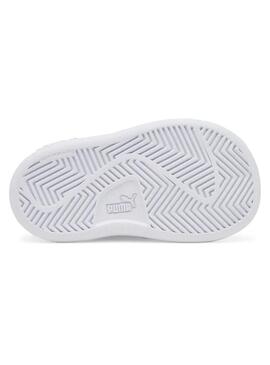 Zapatilla Niño/a Puma Smash 3.0 Blanca