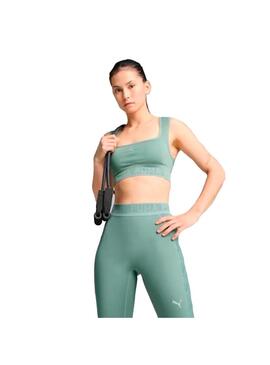 Top Mujer Puma Move Lace Verde