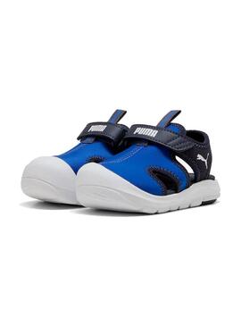 Sandalia Baby Puma Fun Racer Azul